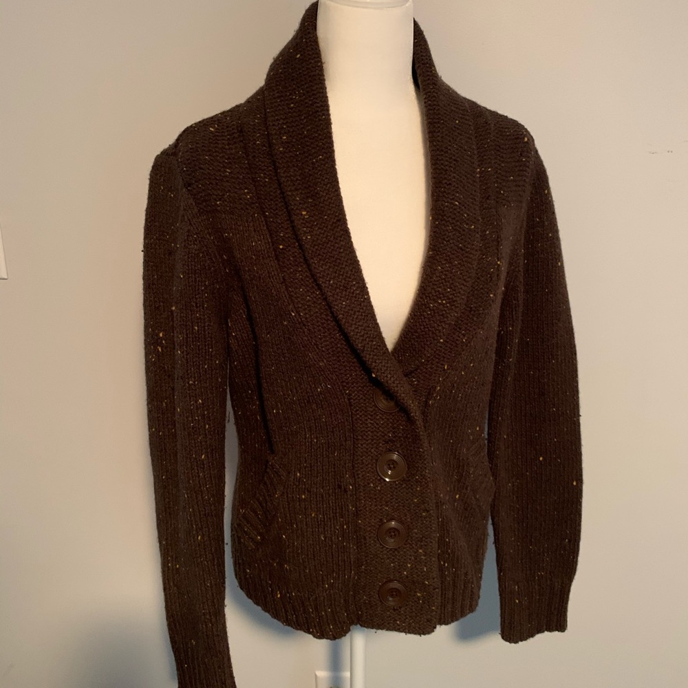 RuffHewn Woman’s Brown Sweater Size L
